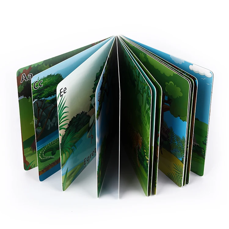 Free Sample Cheap Custom High Quality Kids Hardcover Children Coloring Board Book Printing On Demand