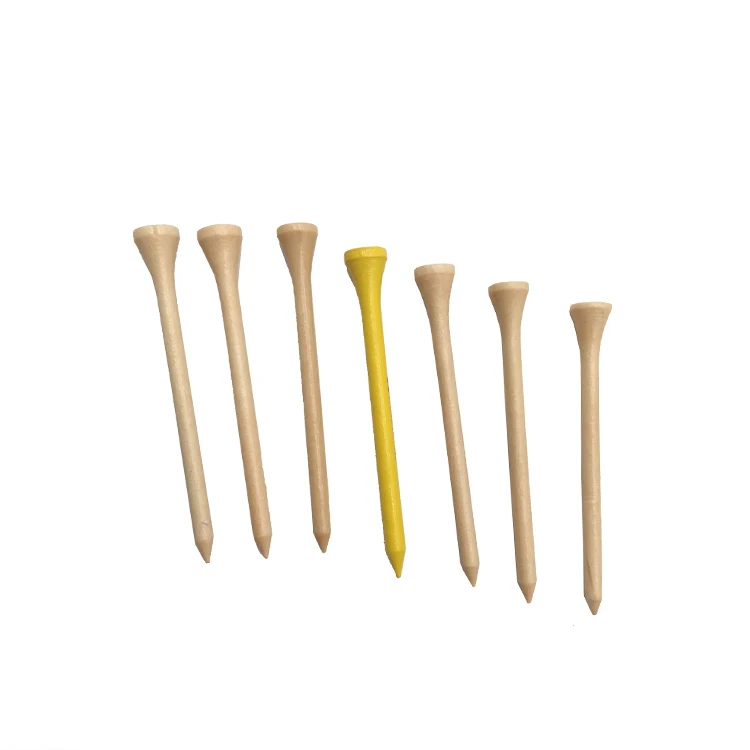 OEM Logo Wooden Material Cheap Golf Ball Tee