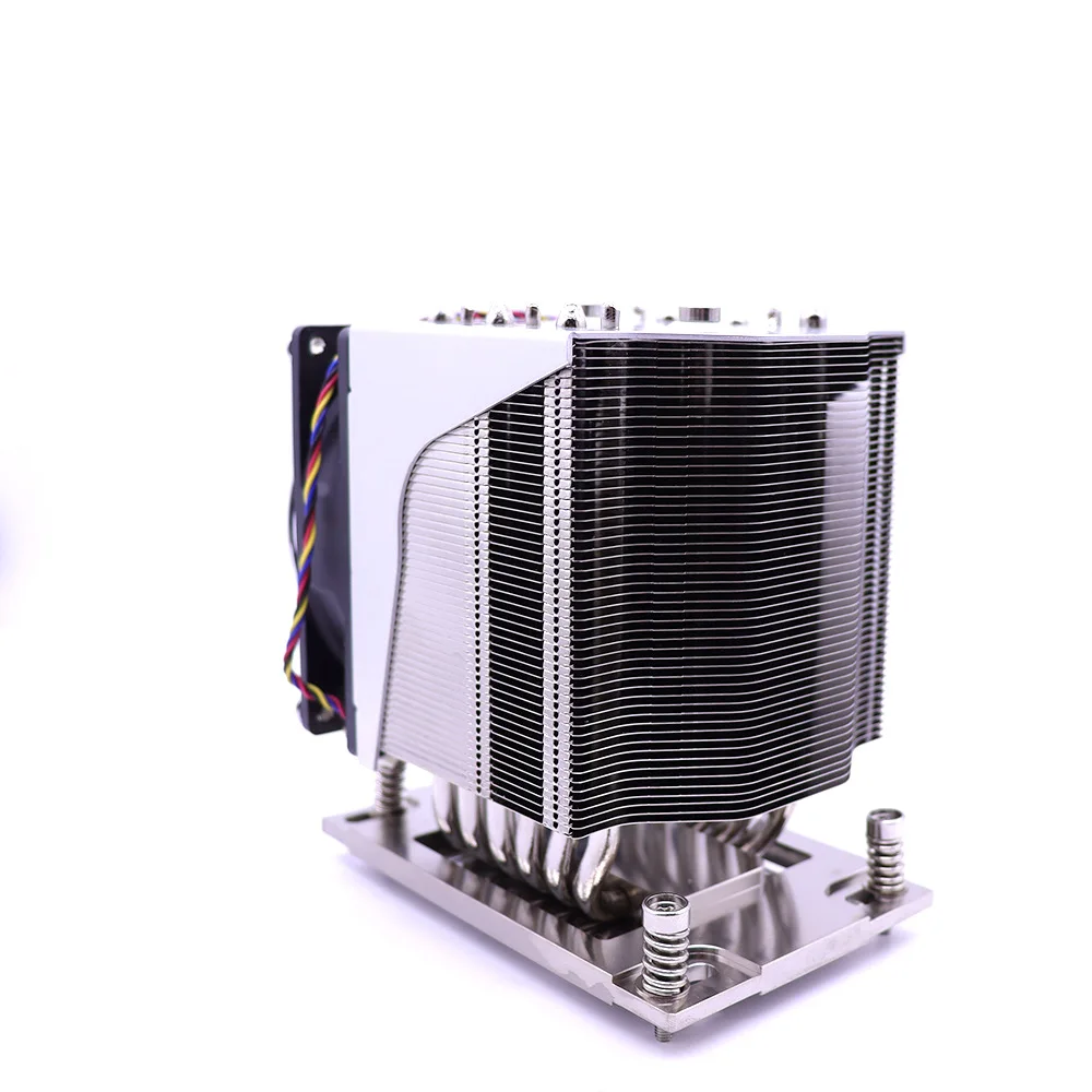 Computer server heatsink LGA3647 4U fan heatsink cold plate heat pipe CPU cooler
