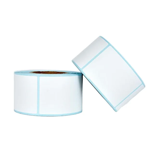 Manufacture price Customized Size Self Adhesive Waterproof Top coated Thermal sticker label paper logistics and marketing usage