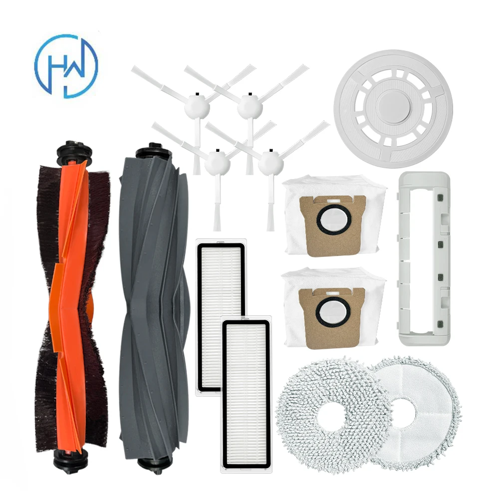 Main Side Brush Hepa Filter Mop Dust Bag For XiaoMi Mijia Omni Robot X10+ Dreame S10 Pro/L10s Ultra  Cleaner Parts Accessories