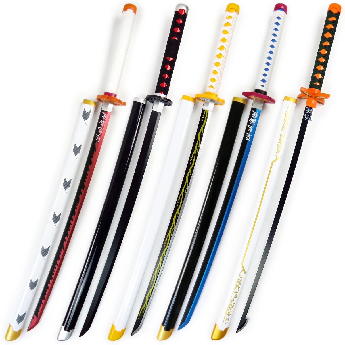 Popular Anime Demon Slayer toy sword Bamboo Japan Cosplay Swords for kids 104CM