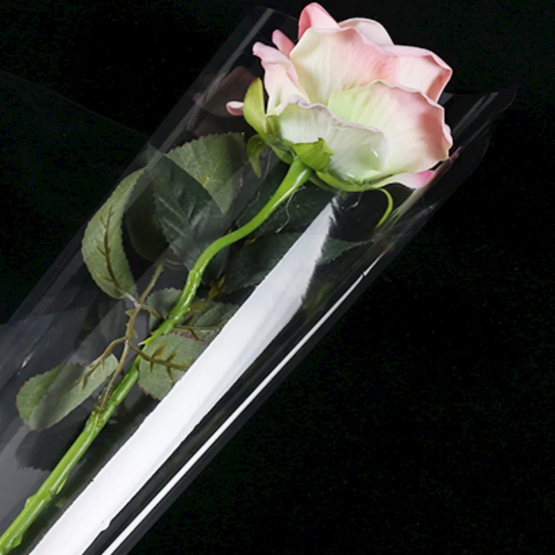 Florist Supplies Flower Transparent Waterproof  2.8C Cellophane Paper OPP Rolling Wrapper