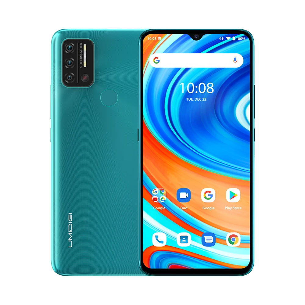 UMIDIGI A9 смартфон на Android глобальная версия 6 53 дюймов разблокировка лица 3 ГБ ОЗУ 64 Гб ПЗУ 13 МП тройная камера Восьмиядерный 5150 мАч