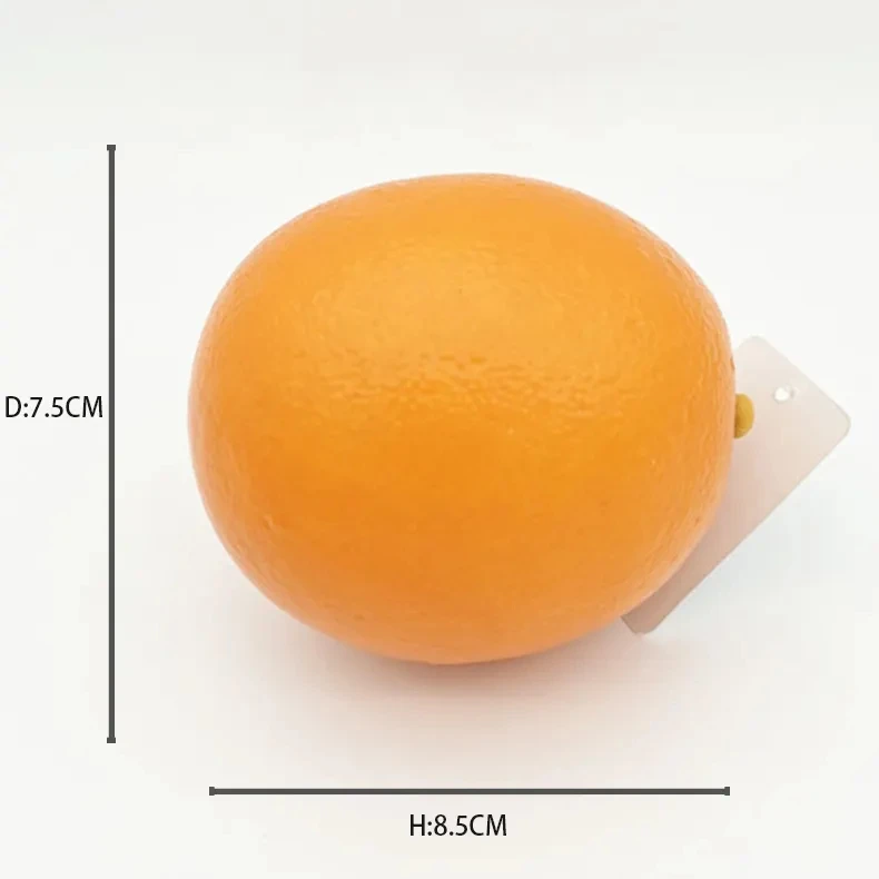 2024 New Product Decorative Artificial Foam Fruit Orange Home Artificial Decoration  Foam Model Orange Fruits