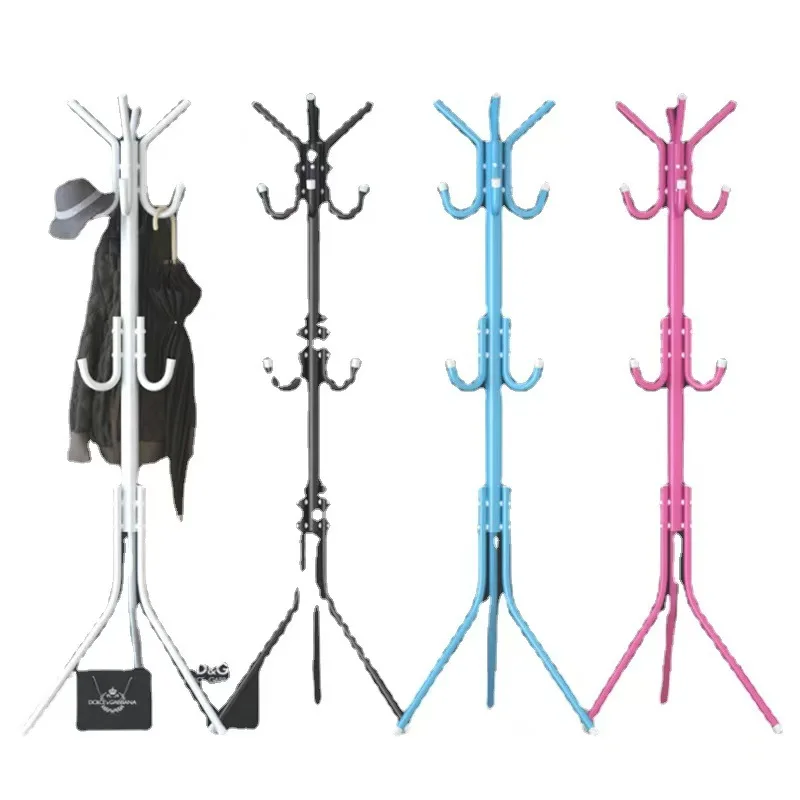 Clothes and Hats Rack Floor Bedroom Coat Hook Bedroom Vertical Tree Branch Shape Holder Hat Scarf Handbag Storage Hanger Rack