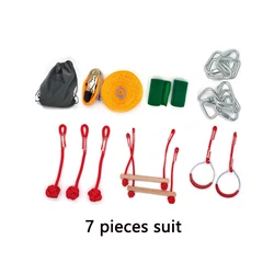 Custom Kids Ninja Slackline Warrior Obstacle Course Ninja Warrior Kids Gym Hanging Monkey Bar Kit Hanging Obstacles Course Set