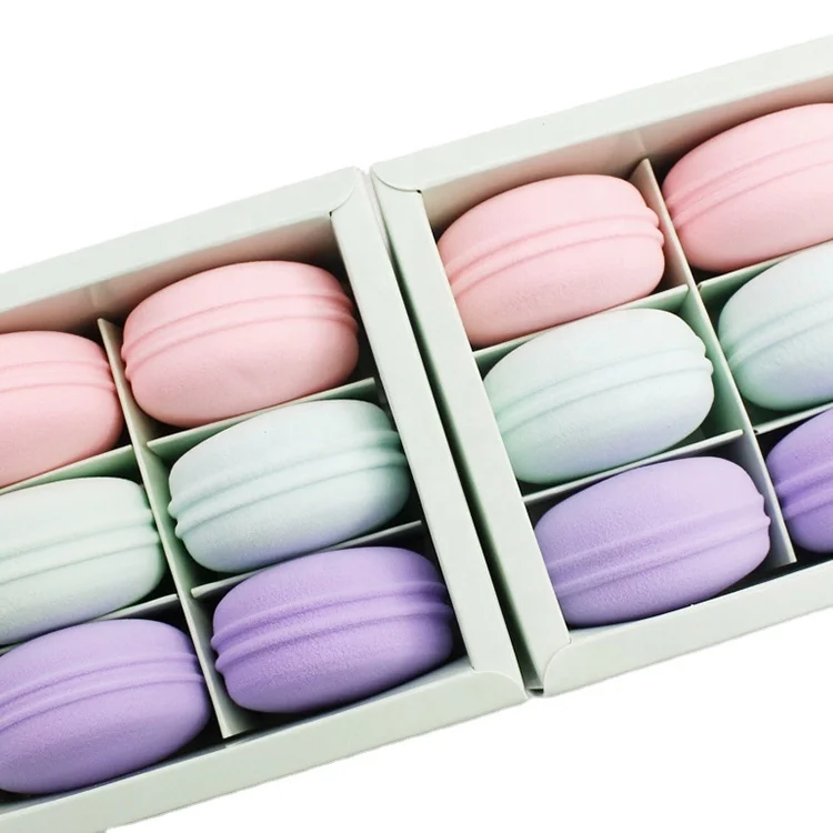 Wholesale Makeup Blender Sponge Sets Macaroon Latex Free Sponge Make Up Blenders