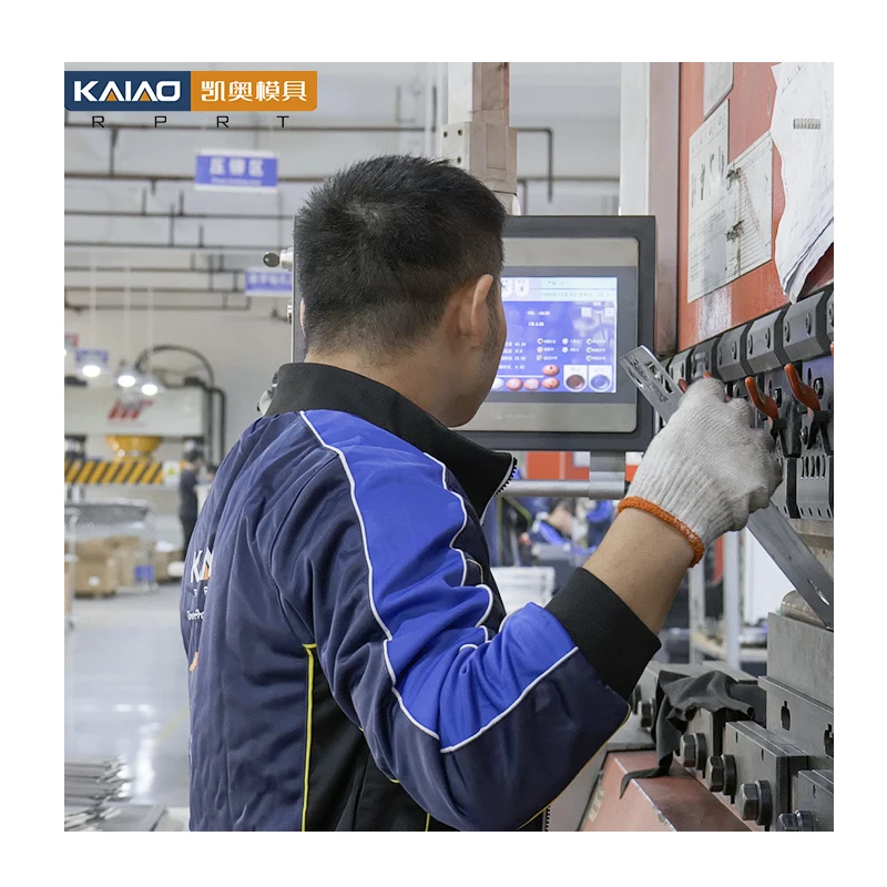 KAIAO sheet metal fabrication services bending stamping drilling tapping screw aluminum steel stainless iron laser cutting