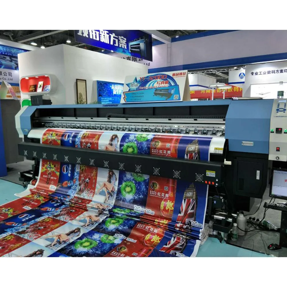 
1.6m 1.9m 2.6m 3.2m dx5 dx7 xp600 print head plotter Large format canvas vinyl banner poster inkjet eco solvent printer 