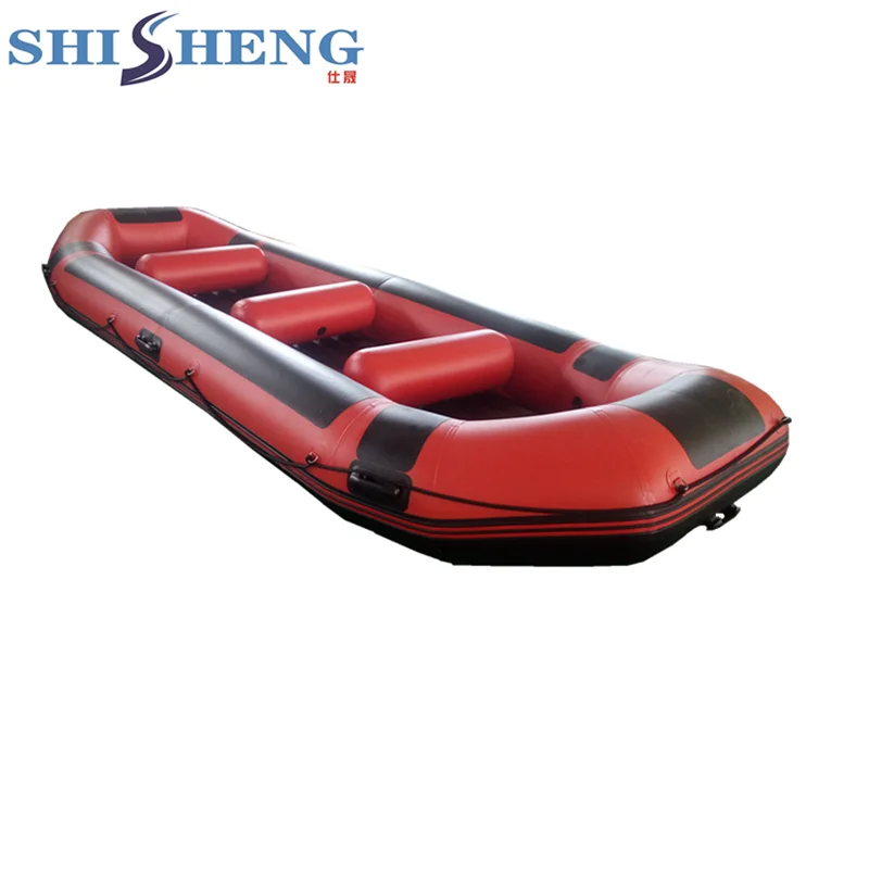 
14 people 5.2m self-draining inflatable paddle boats white water river rafting boat 