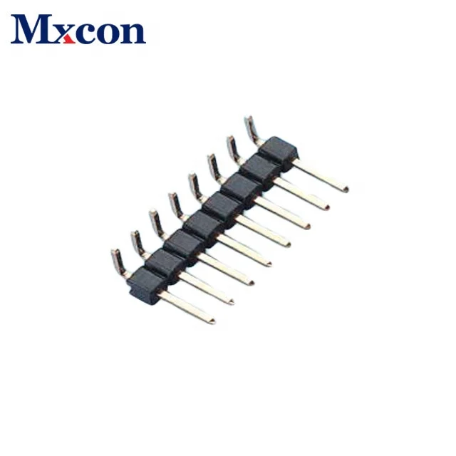 Сделано в Китае шаг 2,54 мм Тройной Ряд изгиб штыревой разъем