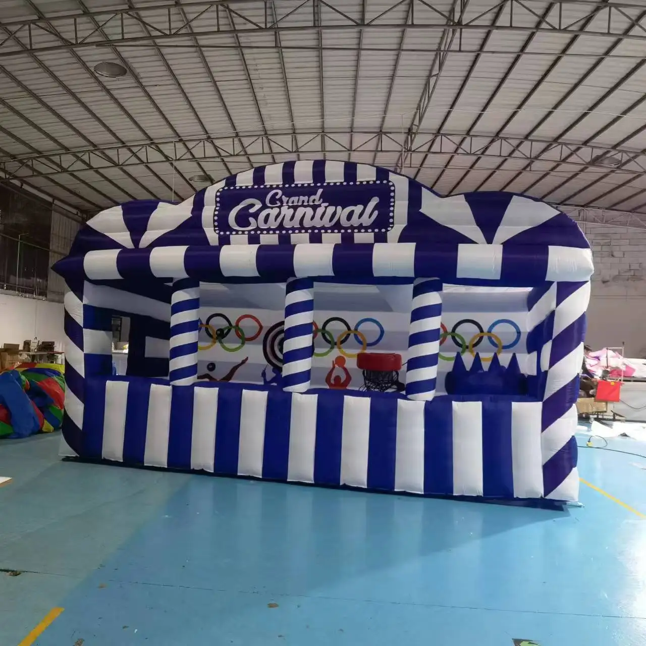 2024 hot sale inflatable le go sport game with 0.55mm PVC PLATO tarpaulin best quality