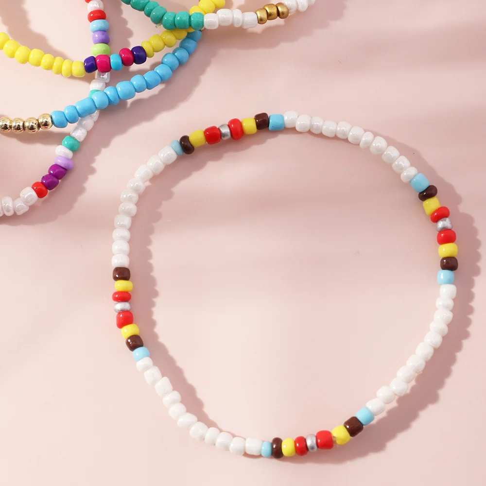  Wholesale low price Bohemian Colorful Vintage Beaded Handmade Woven women