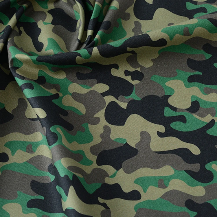 100% polyester polar fleece fabric softshell camouflage fabric supplier in china sj#