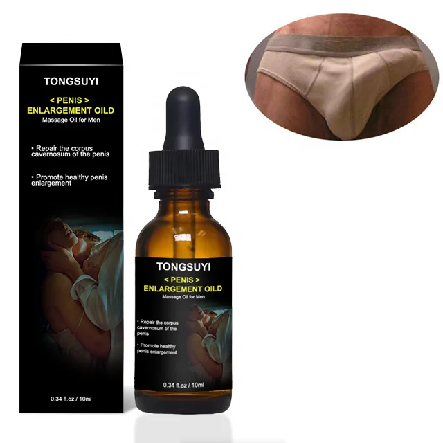 Fashion Body Care Glass Bottle Small Test Tube Natural Plant Men Penis Enhancement Enlargement Essential Oil