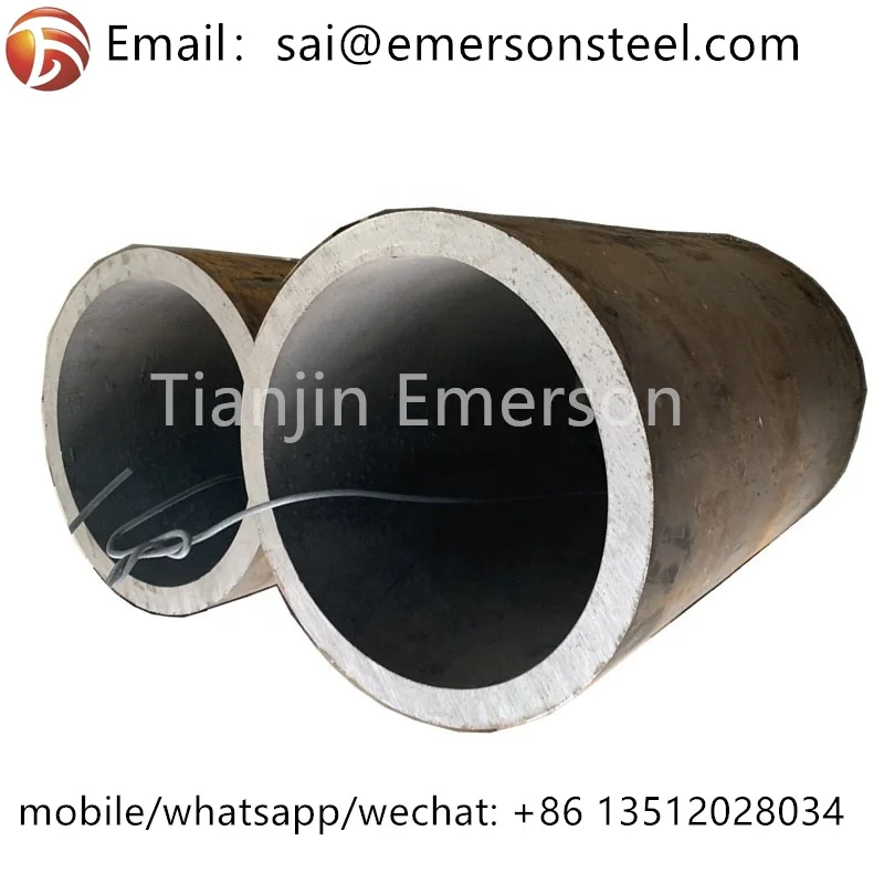 Astm a519 1018 прямая трубка горячекатаная черная железная Толстая стенка труба из углеродистой стали перфорированная полая полоса для резки по длине