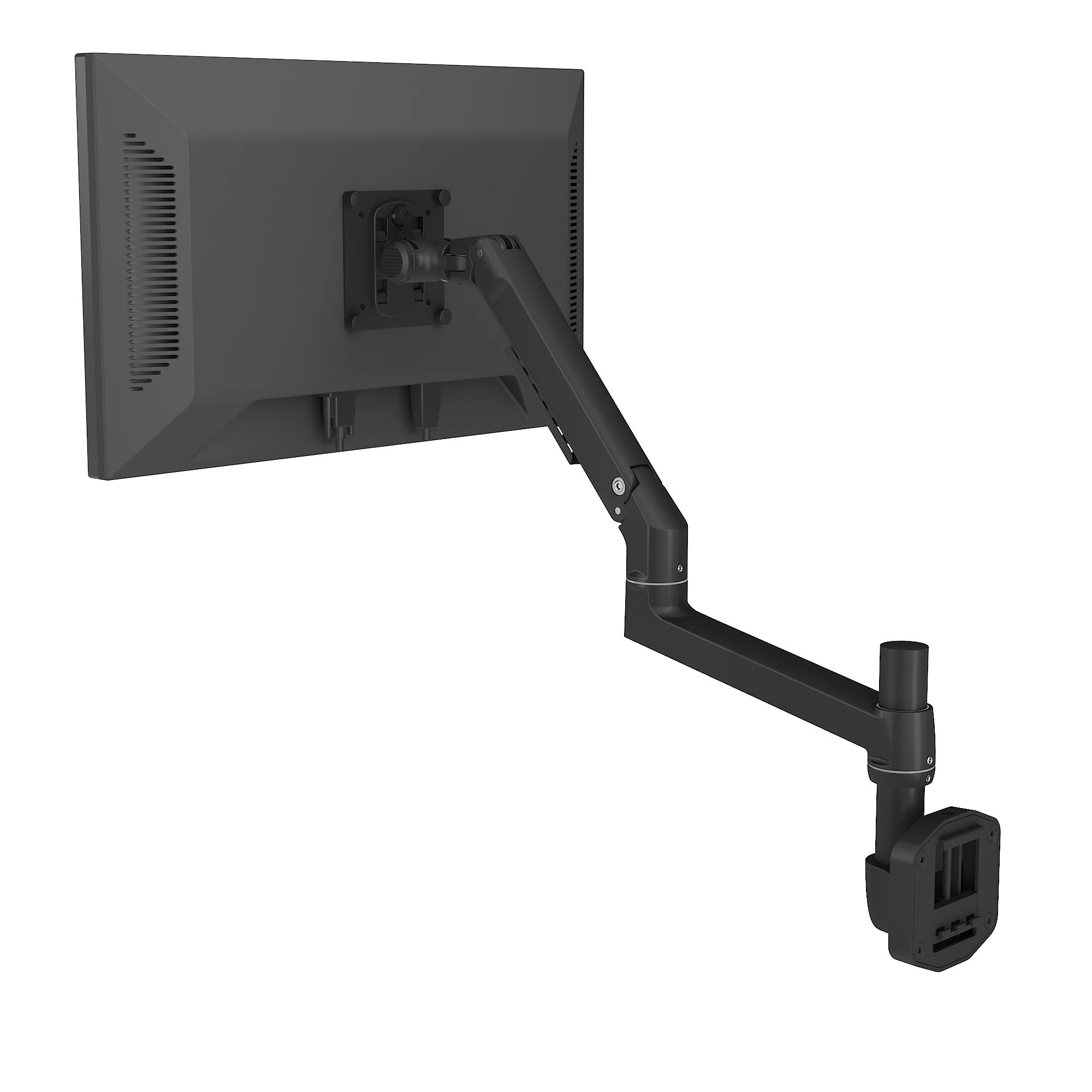 Gas spring Aluminum free adjustable LCD TV LED single wall mount monitor arm stand
