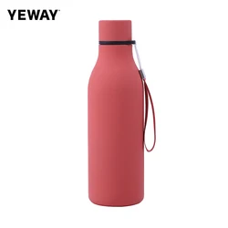 NEW Wholesale Outdoor Metal Drinking Colorful Customized 500Ml Aluminum Vacuum Flasks Thermoses Sport Water Bottle