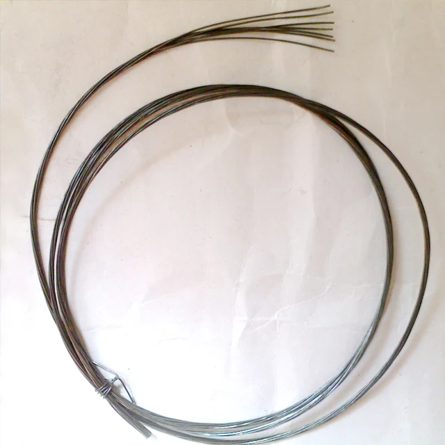 golden foil twisted wire construct wire 18 gauge black annealed wire twisted