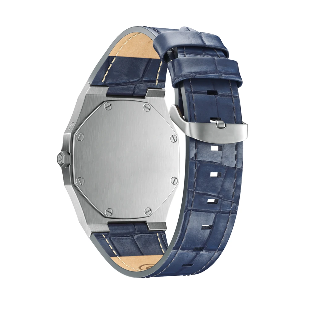 Business Waterproof Chronograph Wristwatches Luxury Men Quartz Multifunctional Simple Leather Moonfaced Watch Manufacturer