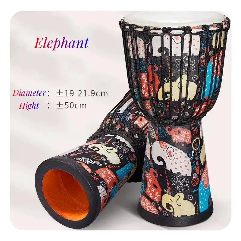 JELO SLG-AD-10-1 8-дюймовая Заводская поставка djembe Африканский барабан из козьей кожи Профессиональный Большой для детей
