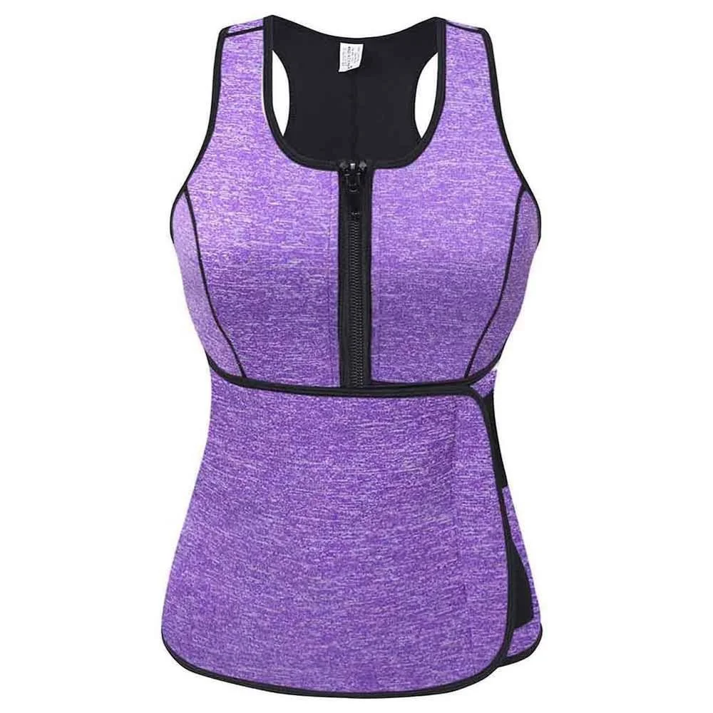 High Quality Body Shaper Neoprene Sauna Vest Slimming Adjustable Sweat Belt for Women Workout Shapewear Waist Trainer