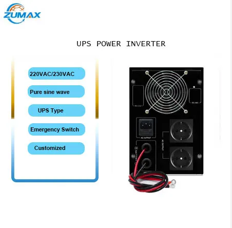 New modle off grid solar inverter 500VA 600VA 800VA 1000VA 1500VA 2000VA Home UPS solar Inverter with 12V 24V Battery Input for