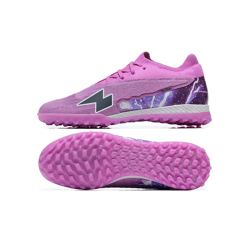 Low Cut botines MD soccer boots  futbol Phanto Gripknit pupillos de futbol Purple pupillos de futbol Soccer Shoes