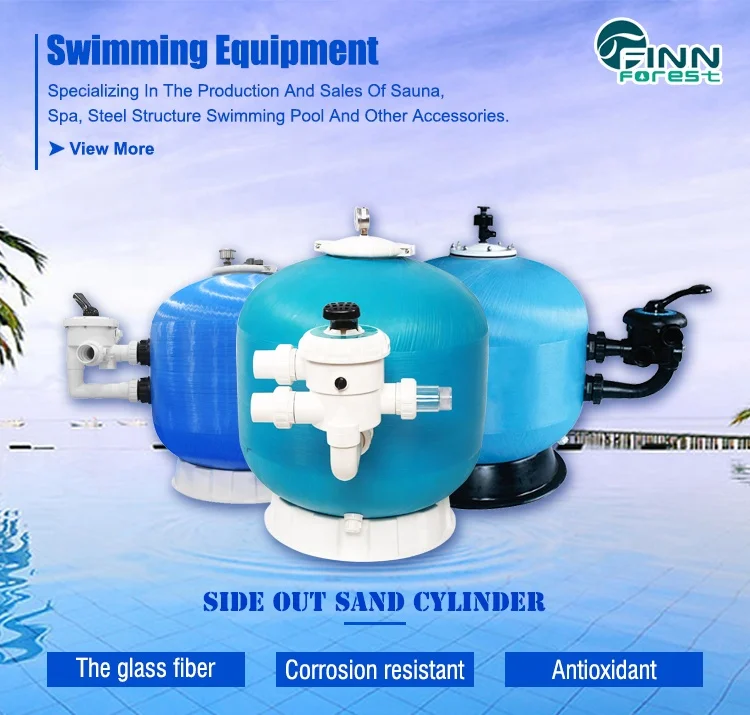 Diameter 400 - 1200mm fiberglass swimming pool sand filter