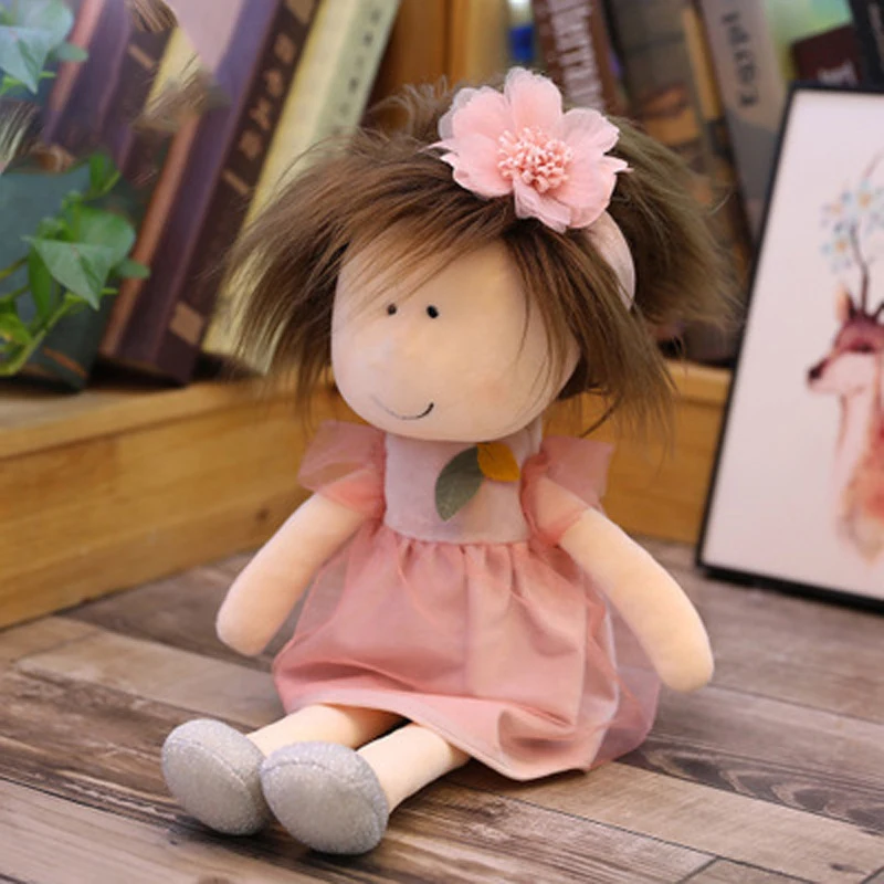 Cute Plush Toy Cloth Dolls for Girls Gift for New Born Baby Boy Dolls 35cm Rag Doll Plush
