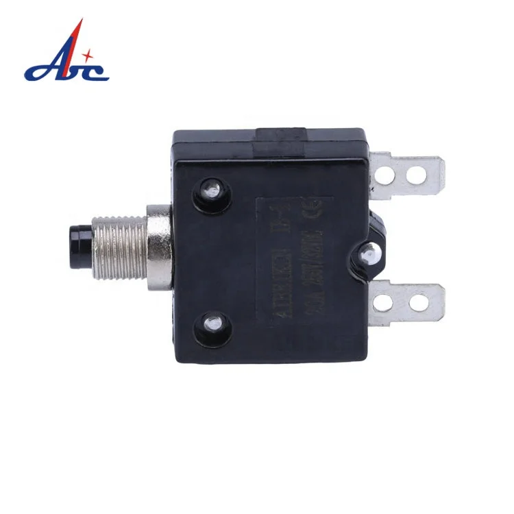 Автоматический сброс защиты от перегрузки цена 20A 125V 250V AC Push Электрический миниатюрный автоматический выключатель