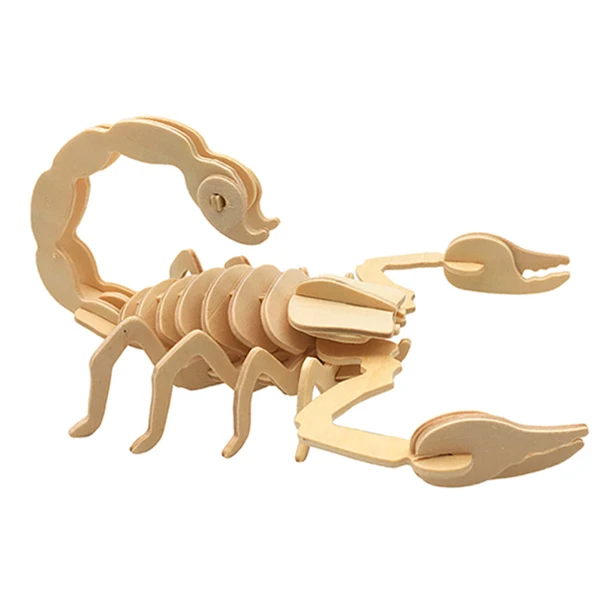 3D пазл для ребенка дробилка Скорпион Хэллоуина подарок мышь многоножка паук змея Хэллоуин хитрые страшные насекомые
