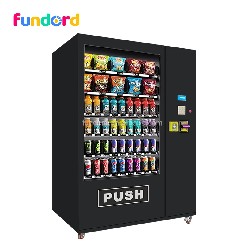 Fundord Trends Smart Snack Beverage Combo Vending Machine for Foods and Drinks