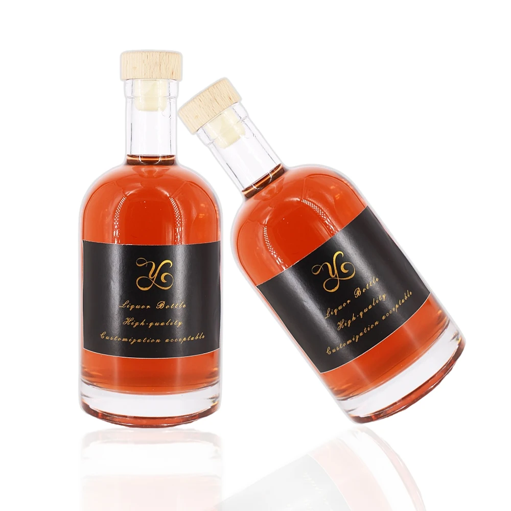 750 Ml Bottle Spirit 700ml Spirit Glass Bottle Vodka Glass Bottles 500ml Spirits