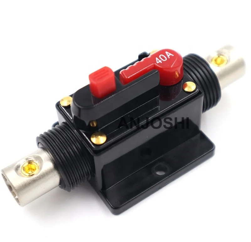 60A Circuit Breaker Reset Fuse For System Protection for Car Audio, Marine Boat, Stereo Switch and Solar Inverter System