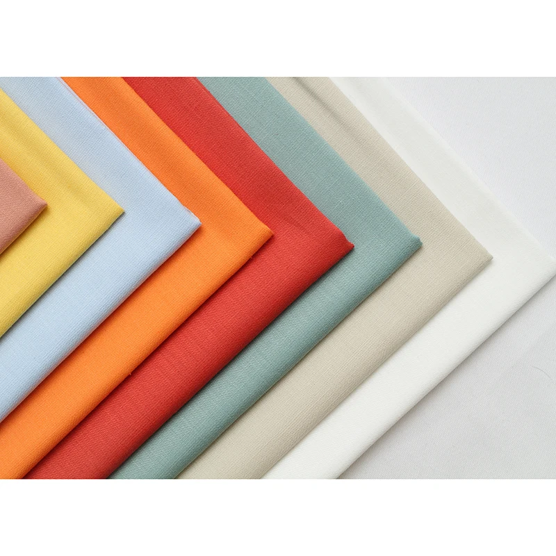 High-Quality Hot-Selling Solid Color genuine linen Premium Comfort Linen Cotton Fabric