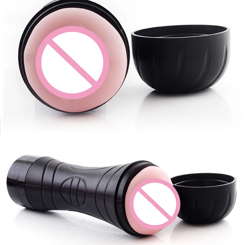 Male Silicone Masturbator Cup Vibrator Suck Pocket Pussy Sex Toys for Men Masturbating
