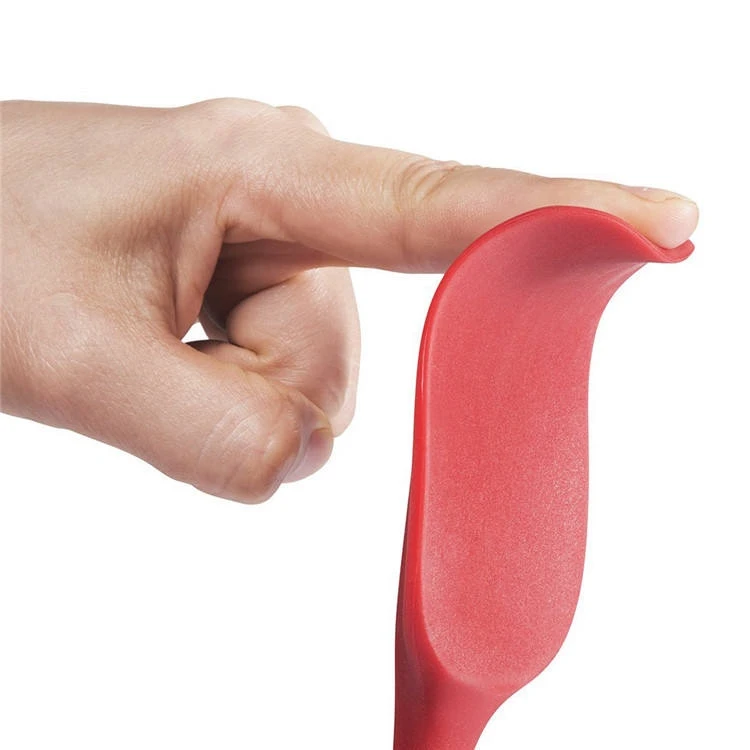 Personalized Private Label Black or Red Silicon Spatula Rubber Heat Resistant Silicone Spatula Set for Kitchen Cooking Baking