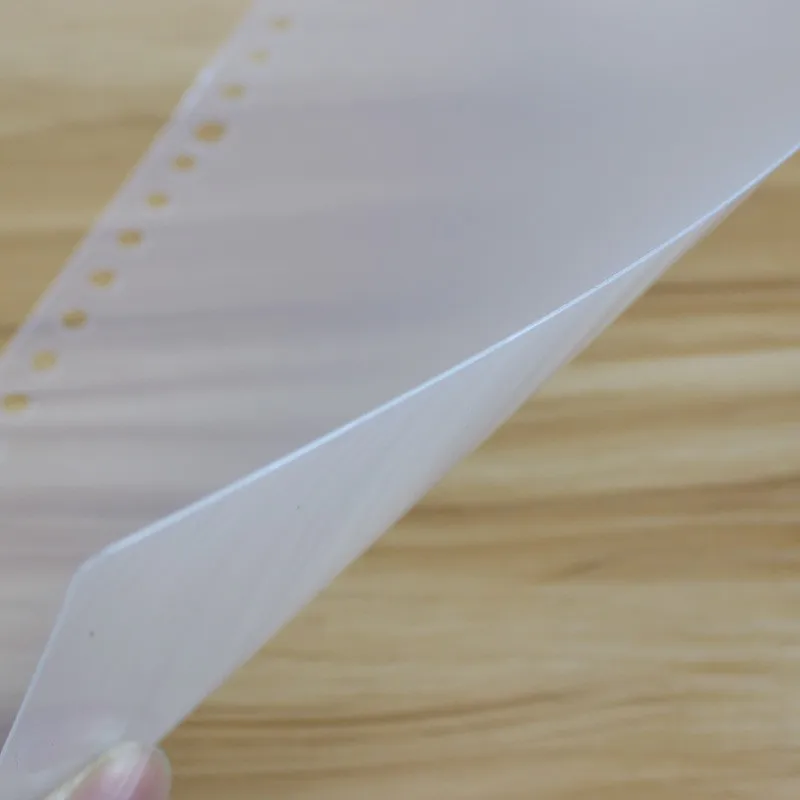 A4 B5 A5 Matte Hard 0.5MM Plastic Polypropylene Sheet Loose-leaf Book Binding Notebook Covers PP Sheet