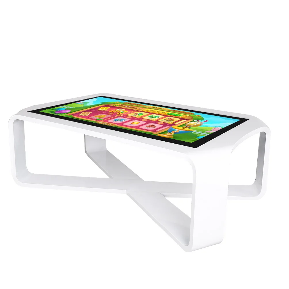 LCD Touch Screen Interactive Smart Table With Multitouch and Waterproof Table for Coffee Shop Restaurant