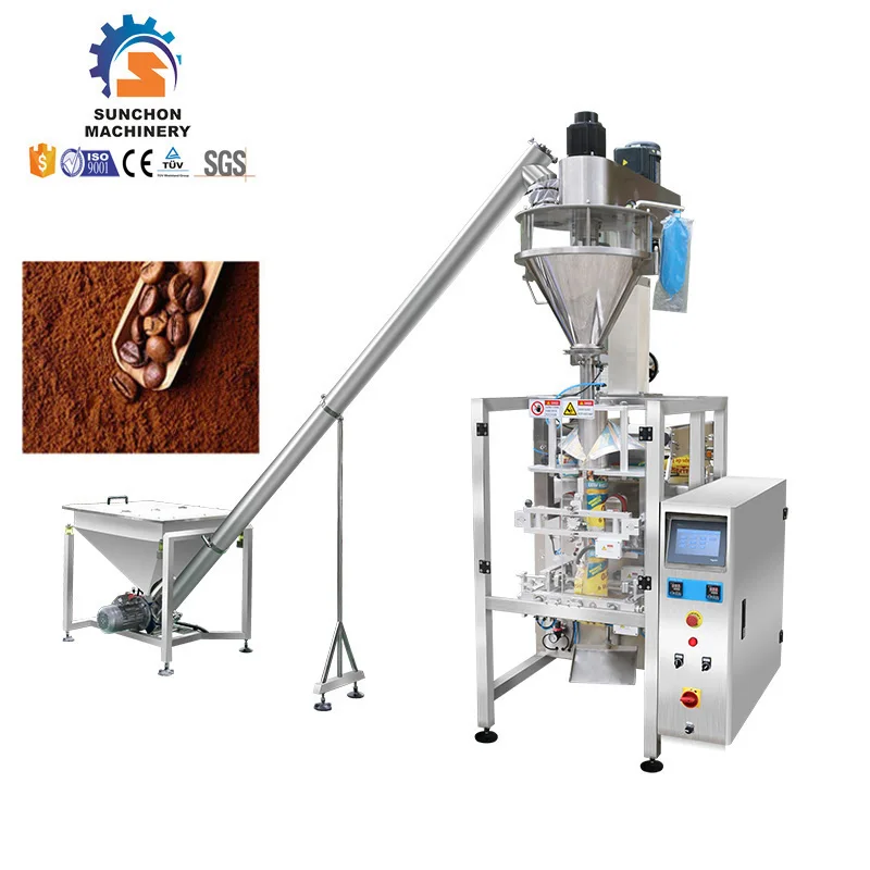 
50 2000g 1kg 2kg 3kg 4kg 5kg Semi Automatic Auger Sachets Chili Milk Coffee Food Powder Packing Machine 
