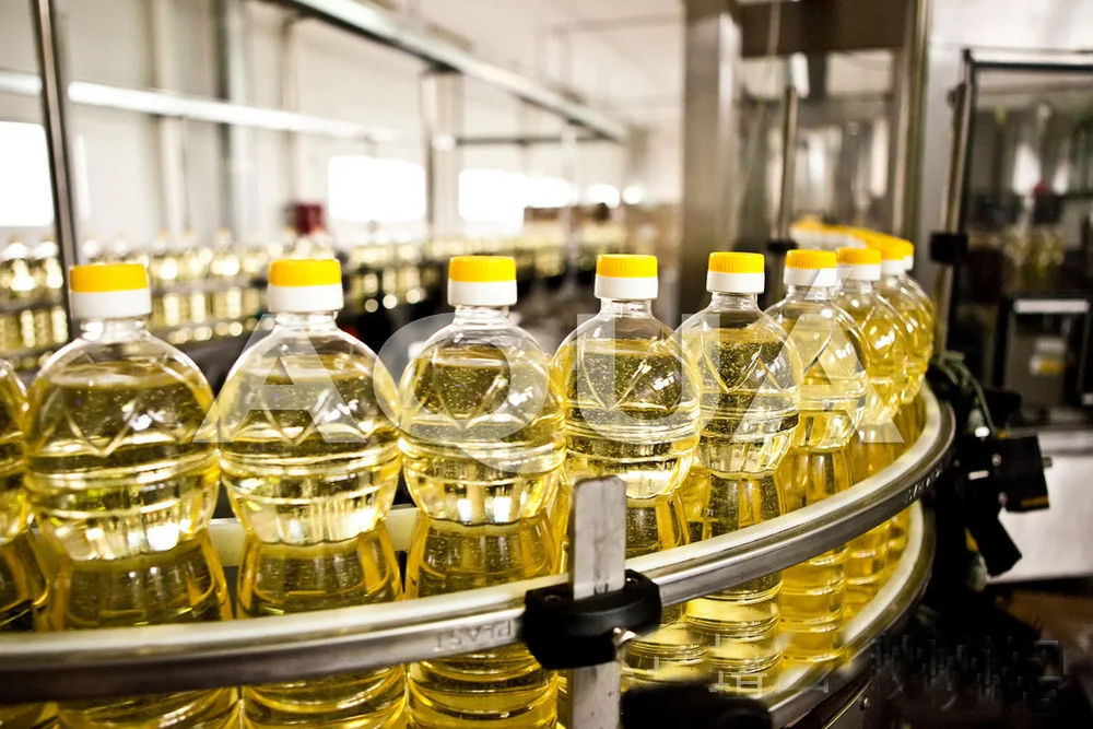 Automatic Oil Filling Machines For Edible Oil / Sunflower Oil Plant