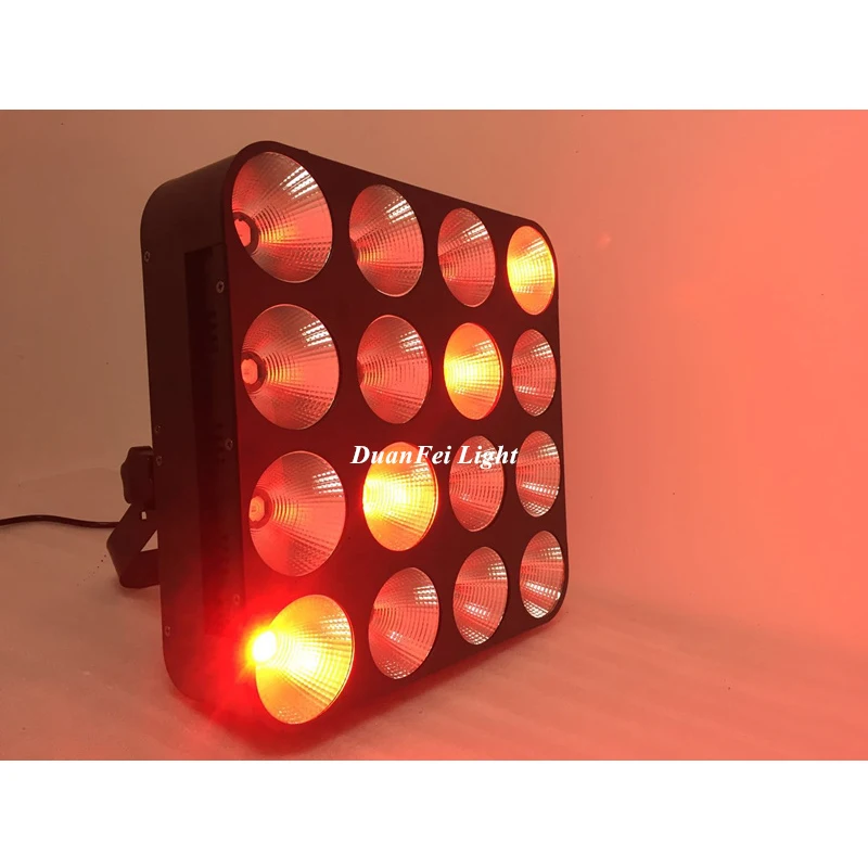 disco led lights blinder lyre beam stage rgb cob led matrix 4x4 30w dmx matrix led light