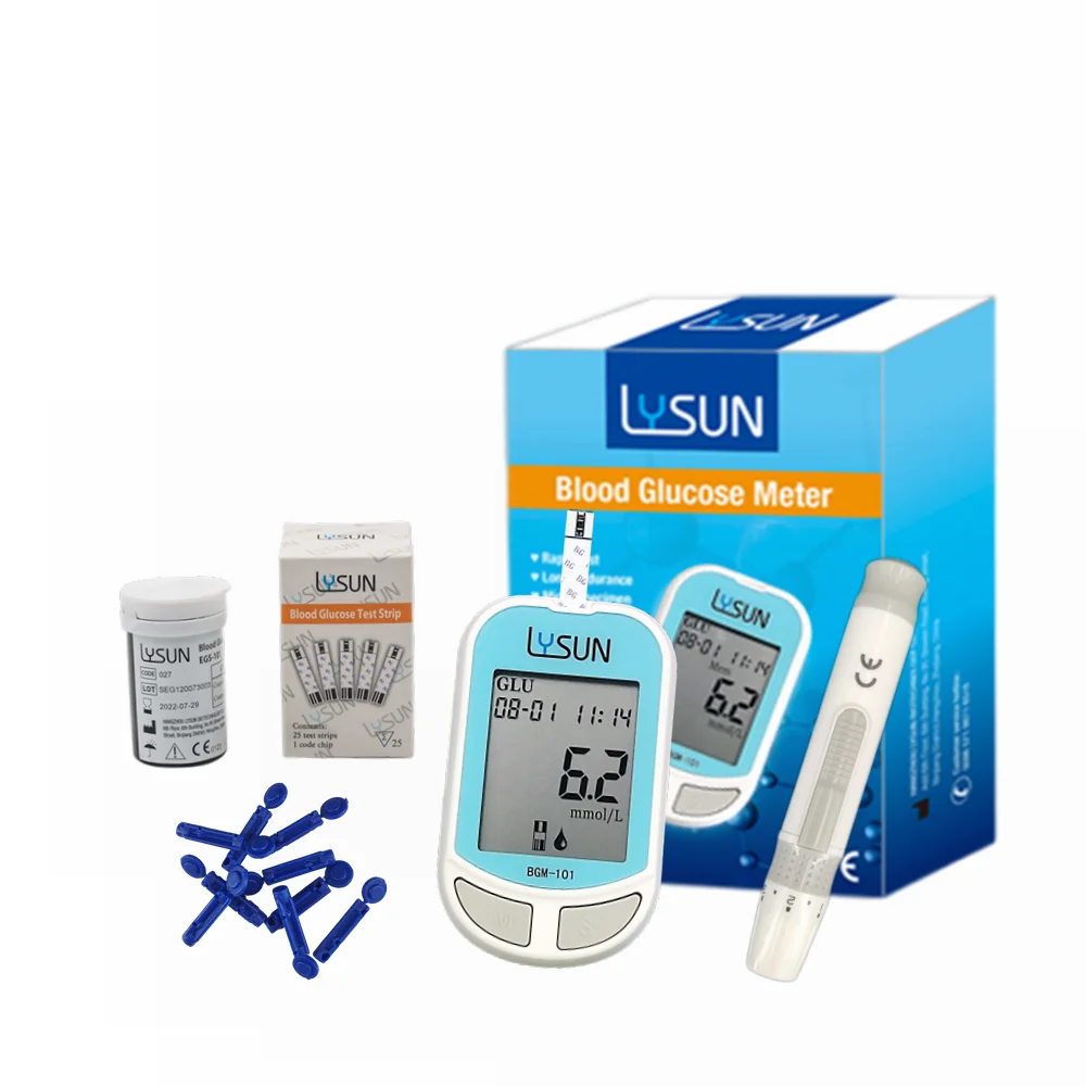 Non invasive blood glucose monitor diabetes testing machine glucometer