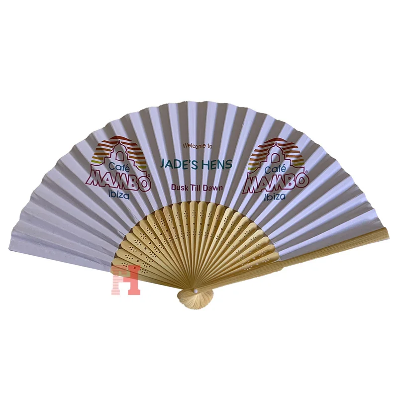 Paper Manual Large Luxury Hand Fan Design Portable