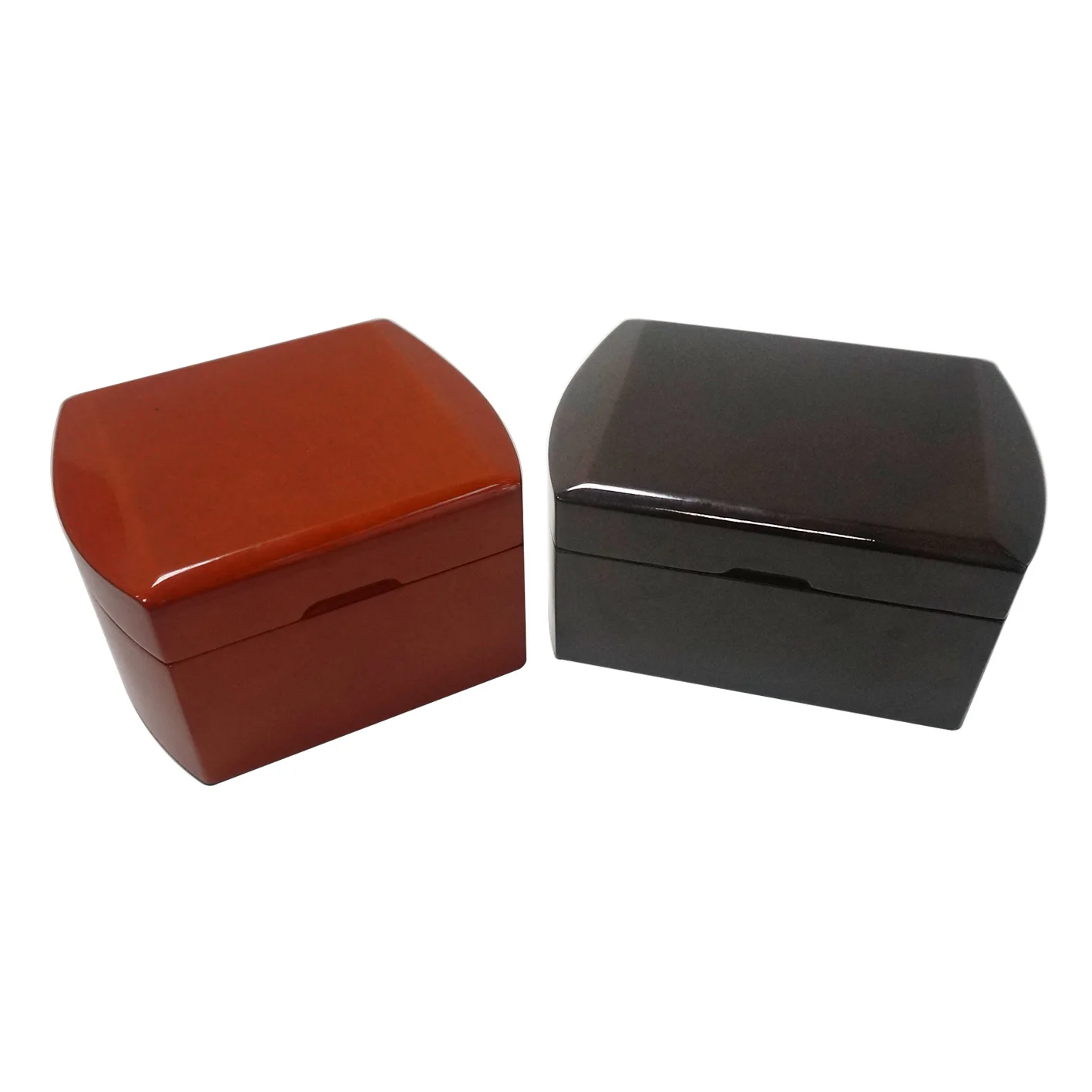 New arrival pantone color accept piano lacquer watch box wooden watch gift display storage boxes with pillow