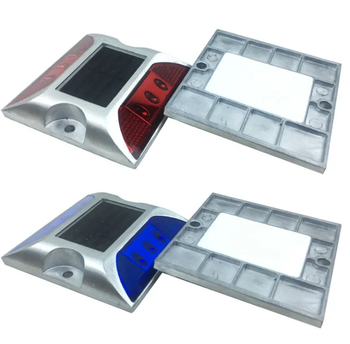 Solar Aluminum Road Stud Metal Reflectors Super Capacitor Road Stud
