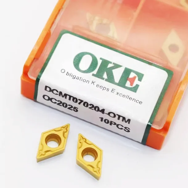 Ookes вставить DCMT070204-OTM OC2025 режущие инструменты CNC токарные вставки