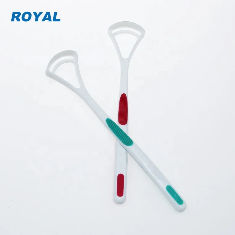 
Oral care plastic tongue cleaning scraper 